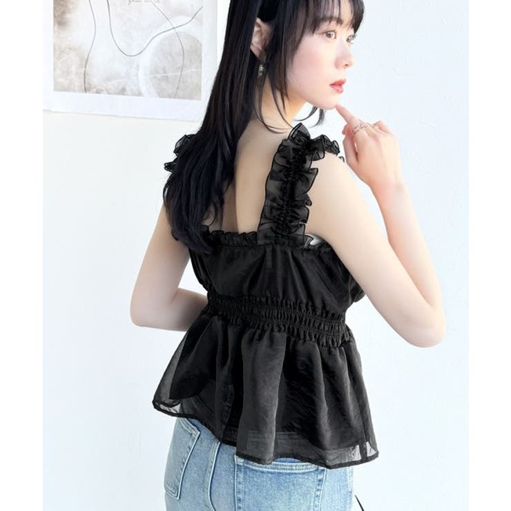 【mily bilet】愛され大人フェミニン。リボン使いフリルオーガンジービスチ… | Classical Elf  | 詳細画像13 