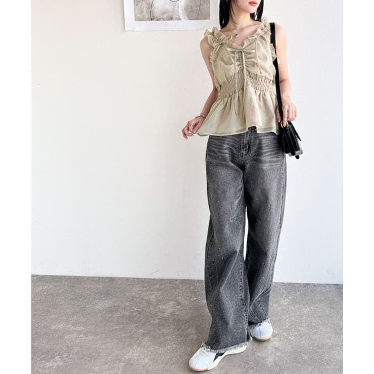 【mily bilet】愛され大人フェミニン。リボン使いフリルオーガンジービスチ… | Classical Elf  | 詳細画像23 