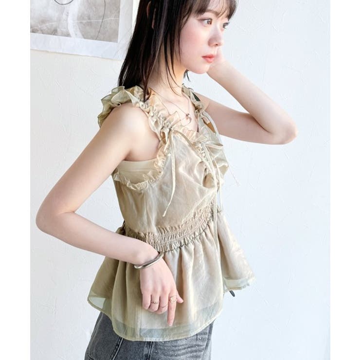 【mily bilet】愛され大人フェミニン。リボン使いフリルオーガンジービスチ… | Classical Elf  | 詳細画像25 