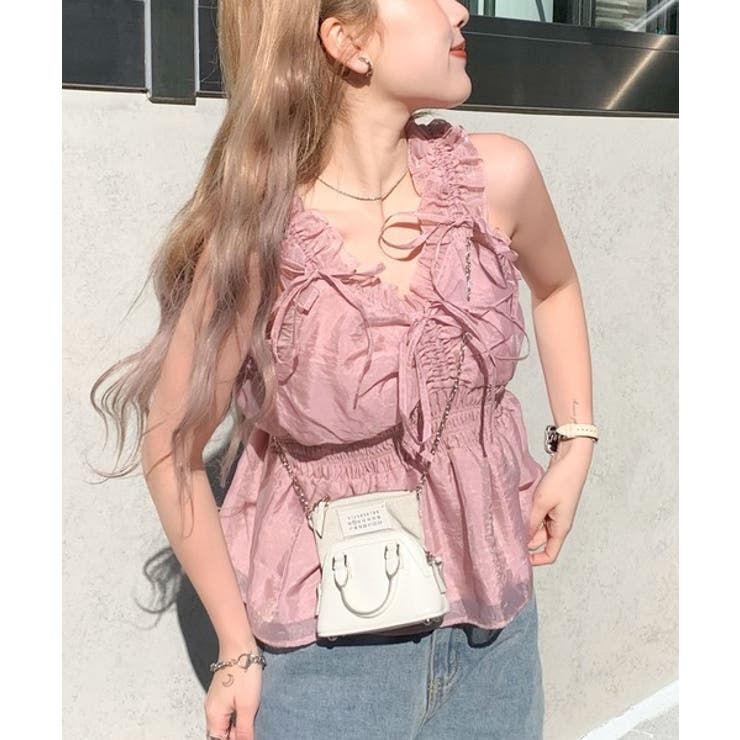 【mily bilet】愛され大人フェミニン。リボン使いフリルオーガンジービスチ… | Classical Elf  | 詳細画像27 