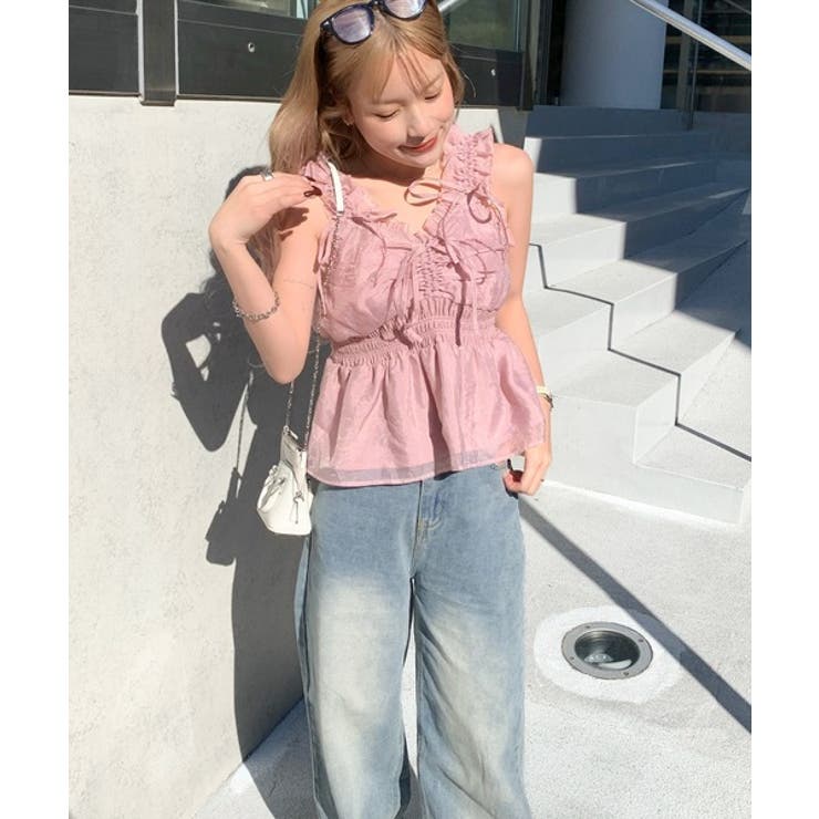 【mily bilet】愛され大人フェミニン。リボン使いフリルオーガンジービスチ… | Classical Elf  | 詳細画像28 