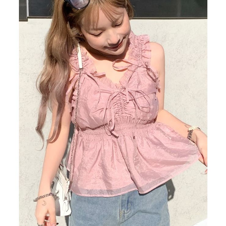 【mily bilet】愛され大人フェミニン。リボン使いフリルオーガンジービスチ… | Classical Elf  | 詳細画像29 