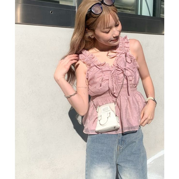 【mily bilet】愛され大人フェミニン。リボン使いフリルオーガンジービスチ… | Classical Elf  | 詳細画像31 