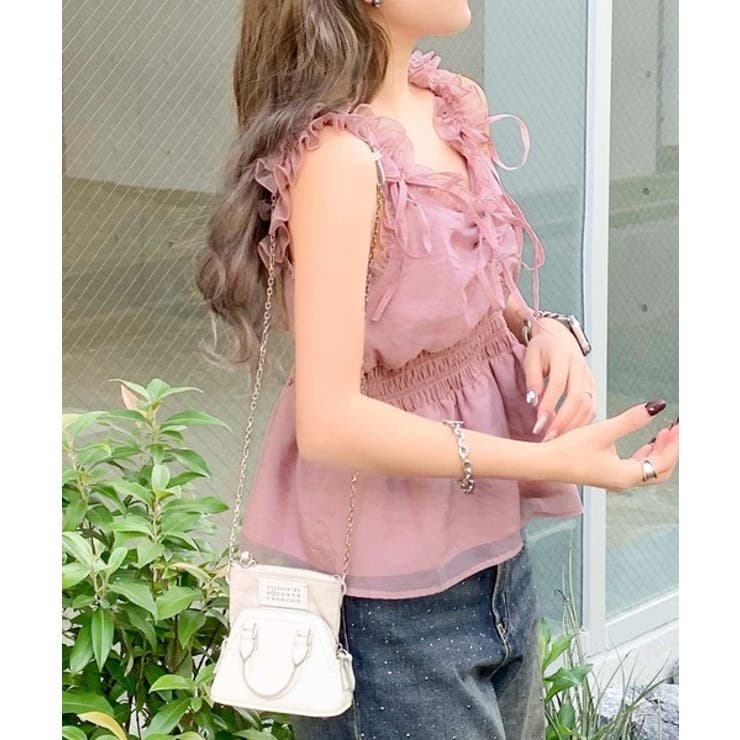 【mily bilet】愛され大人フェミニン。リボン使いフリルオーガンジービスチ… | Classical Elf  | 詳細画像34 