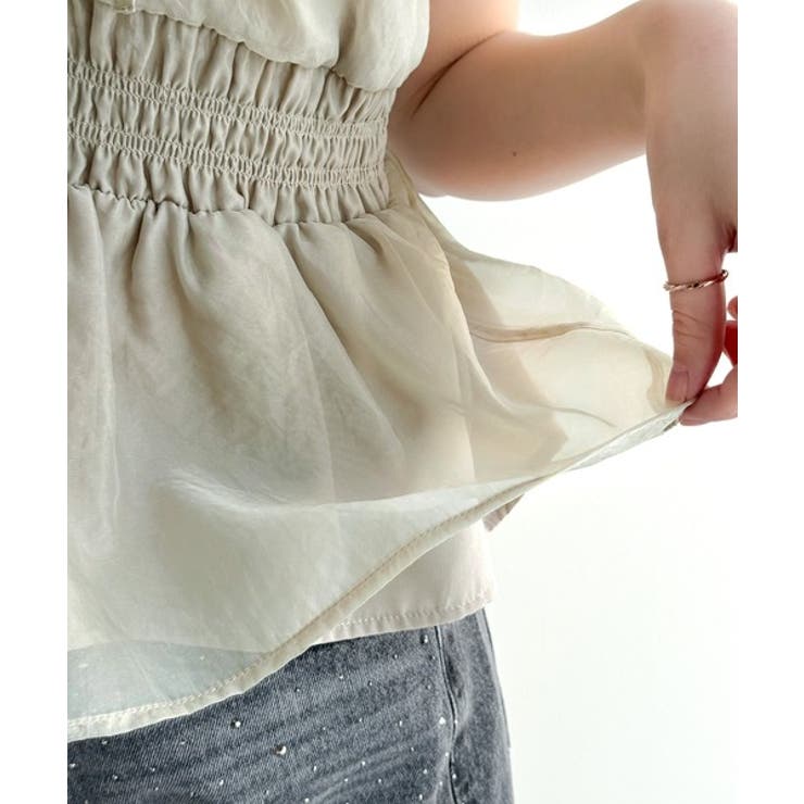 【mily bilet】愛され大人フェミニン。リボン使いフリルオーガンジービスチ… | Classical Elf  | 詳細画像38 