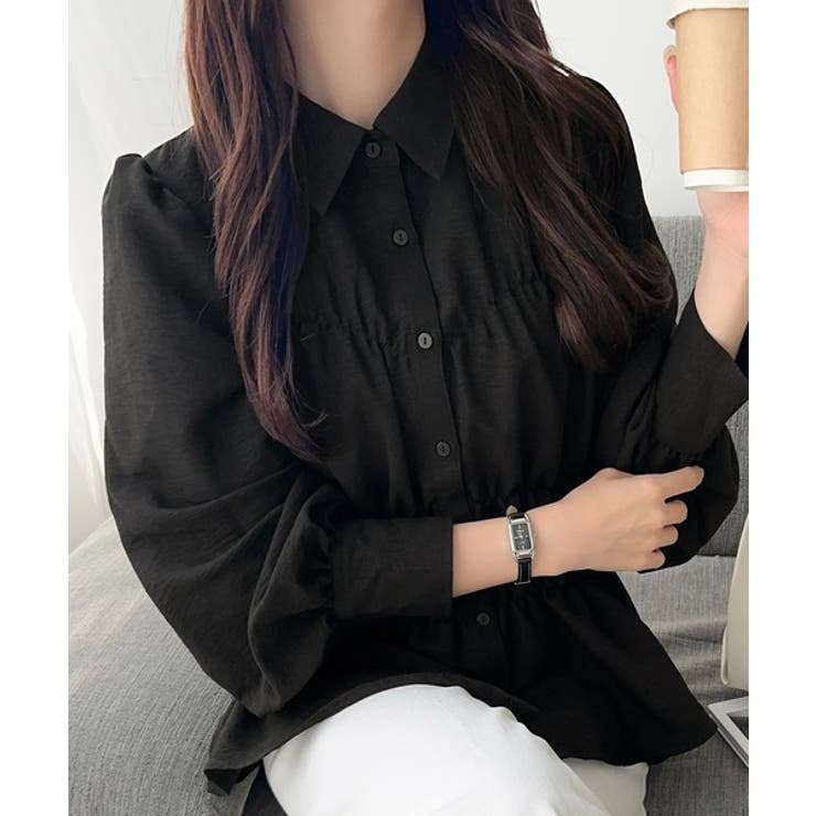 【mily bilet】一枚で、主役級◎。ビスチェ見えパフスリーブペプラム裾シャ… | Classical Elf  | 詳細画像13 