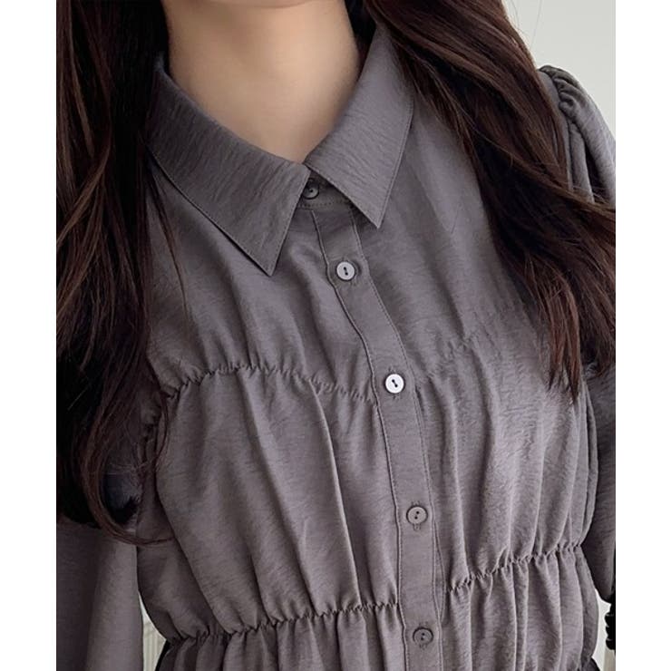 【mily bilet】一枚で、主役級◎。ビスチェ見えパフスリーブペプラム裾シャ… | Classical Elf  | 詳細画像23 