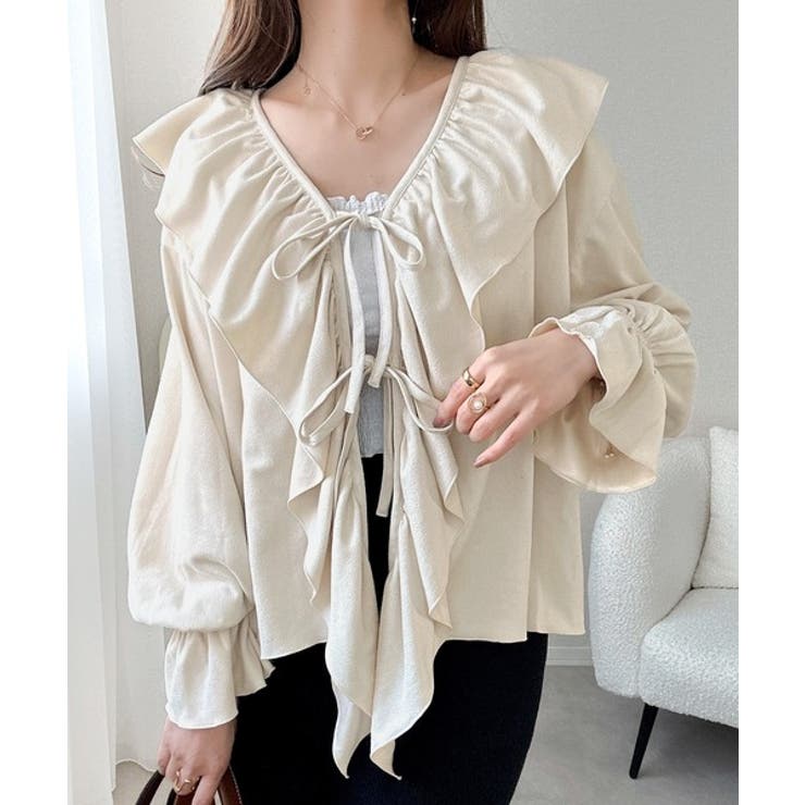 【mily bilet】ひらりと可憐に、上品フェミニン。フェイクスエード前開きリ… | Classical Elf  | 詳細画像24 