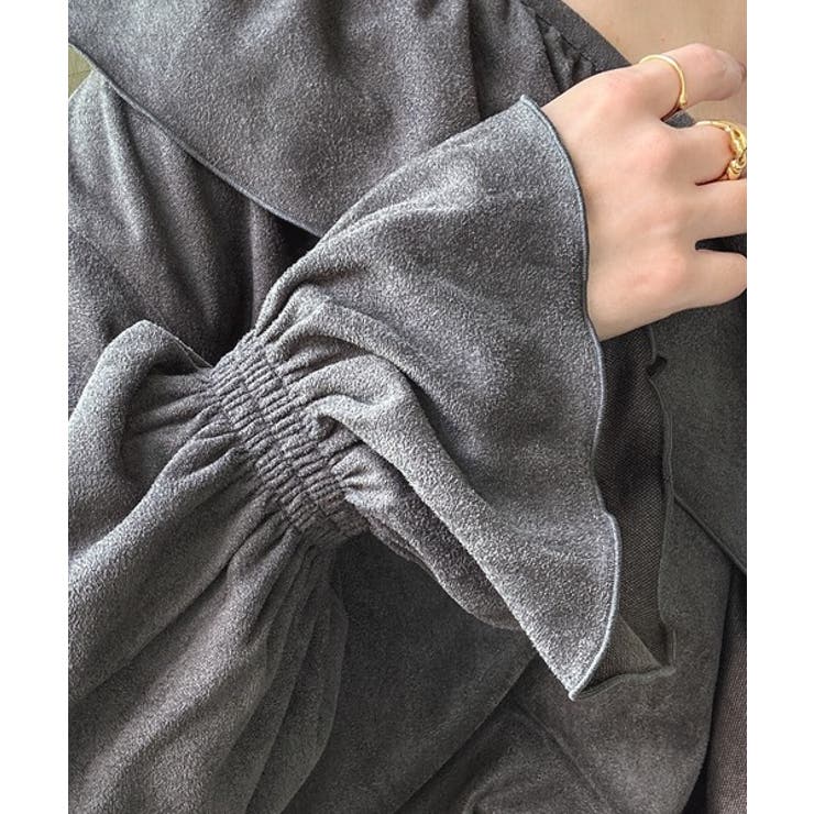 【mily bilet】ひらりと可憐に、上品フェミニン。フェイクスエード前開きリ… | Classical Elf  | 詳細画像30 