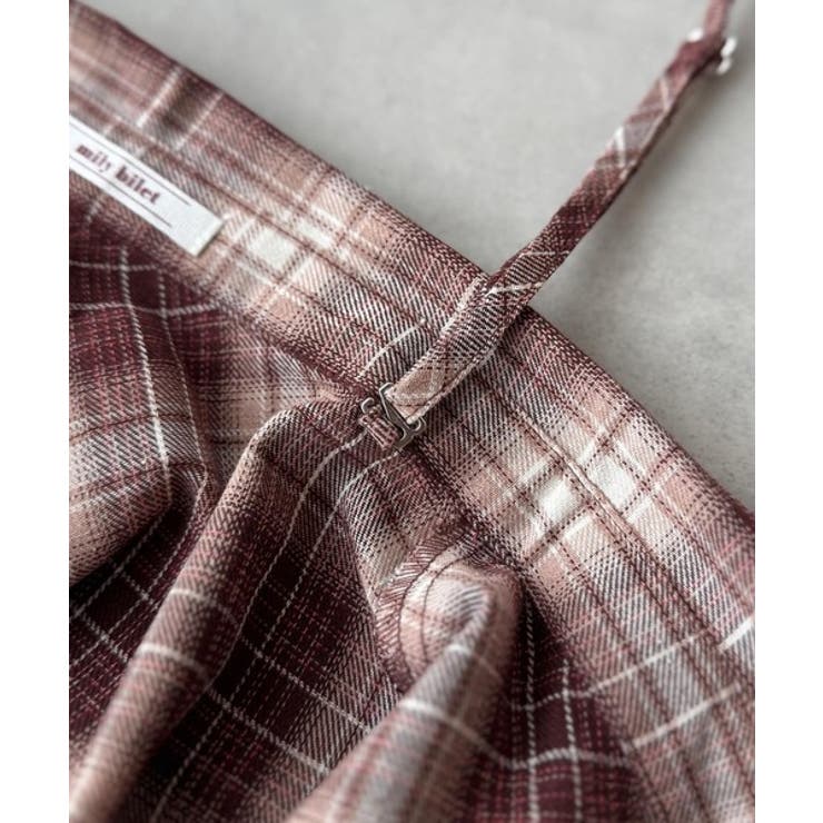 【mily bilet】アレンジ自在！2wayオフショルチェック柄襟シャツ（長袖… | Classical Elf  | 詳細画像25 