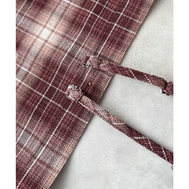 【mily bilet】アレンジ自在！2wayオフショルチェック柄襟シャツ（長袖… | Classical Elf  | 詳細画像26 