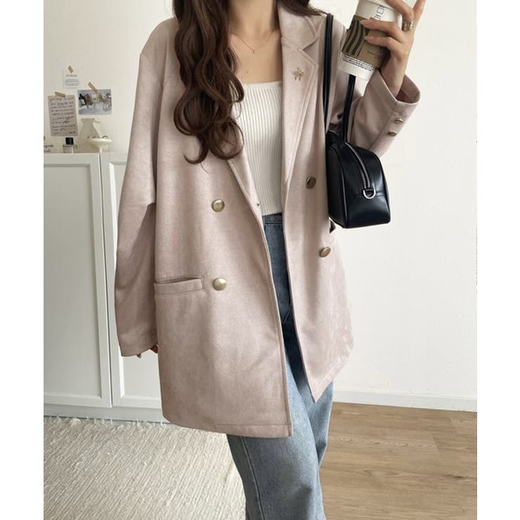 【mily bilet】大人ガーリーを着こなす。スエード調素材リボン使いテーラー… | Classical Elf  | 詳細画像16 