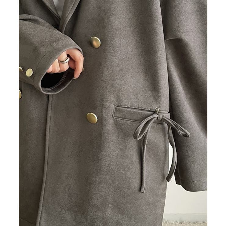 【mily bilet】大人ガーリーを着こなす。スエード調素材リボン使いテーラー… | Classical Elf  | 詳細画像20 