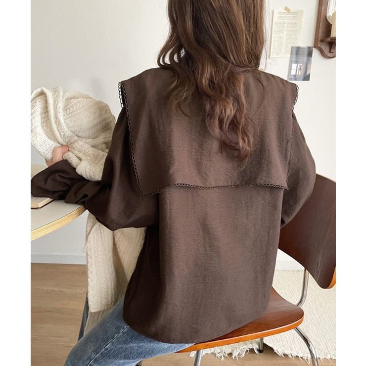 【mily bilet】クラシカルさとモダンさを両立。花刺繍ケープブラウス | Classical Elf  | 詳細画像22 