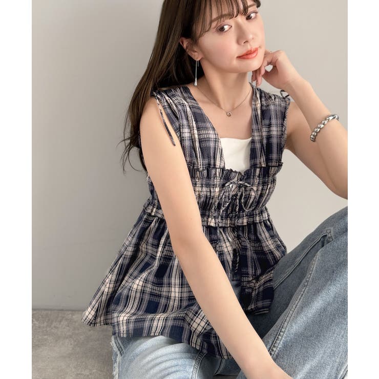 【mily bilet】甘く揺れて、ときめき重なる♪ノースリーブリボンギャザーベ… | Classical Elf  | 詳細画像25 