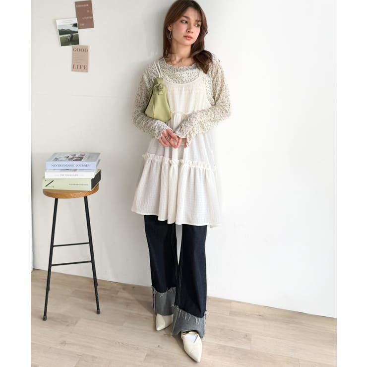 【mily bilet】360度どこから見ても大人可愛い! 切替シアーティアード… | Classical Elf  | 詳細画像17 