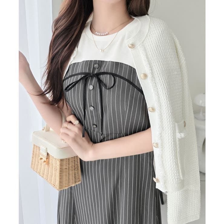 【mily bilet】こなれ感抜群の最旬レイヤード。Tシャツレイヤード風 スト… | Classical Elf  | 詳細画像8 