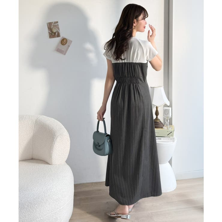 【mily bilet】こなれ感抜群の最旬レイヤード。Tシャツレイヤード風 スト… | Classical Elf  | 詳細画像12 