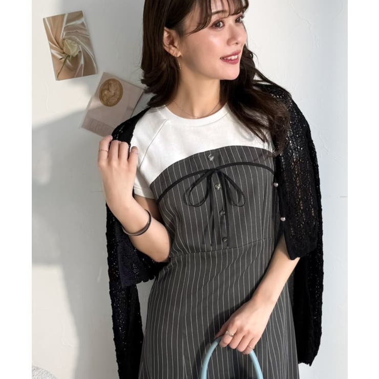 【mily bilet】こなれ感抜群の最旬レイヤード。Tシャツレイヤード風 スト… | Classical Elf  | 詳細画像13 