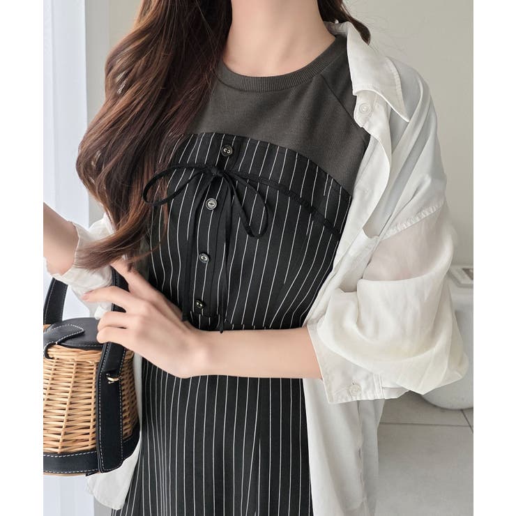 【mily bilet】こなれ感抜群の最旬レイヤード。Tシャツレイヤード風 スト… | Classical Elf  | 詳細画像21 