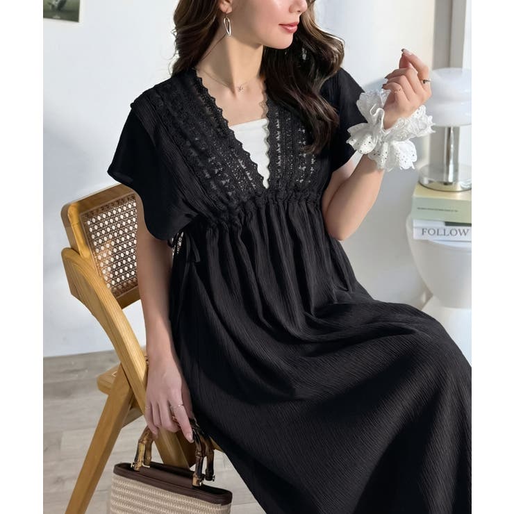 【mily bilet】甘さを抑えて上品に華やぐ。ナチュラルムードな レース使い… | Classical Elf  | 詳細画像8 