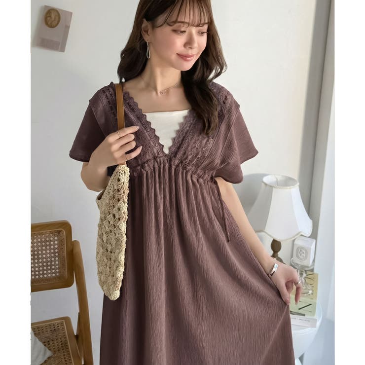 【mily bilet】甘さを抑えて上品に華やぐ。ナチュラルムードな レース使い… | Classical Elf  | 詳細画像15 