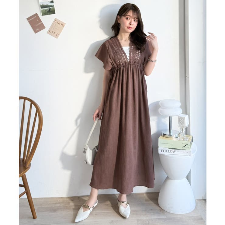 【mily bilet】甘さを抑えて上品に華やぐ。ナチュラルムードな レース使い… | Classical Elf  | 詳細画像18 