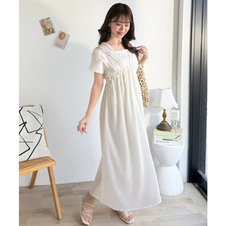 【mily bilet】甘さを抑えて上品に華やぐ。ナチュラルムードな レース使い… | Classical Elf  | 詳細画像4 