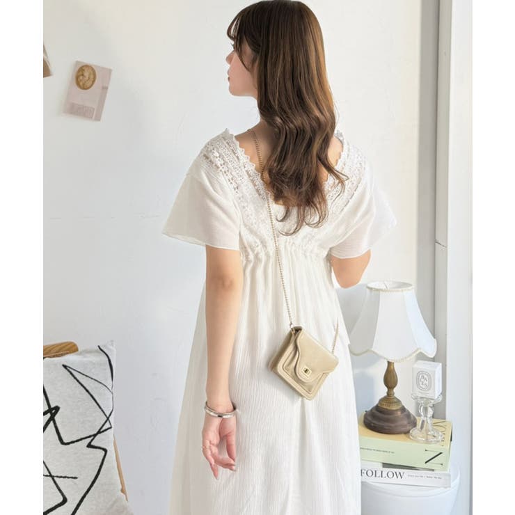 【mily bilet】甘さを抑えて上品に華やぐ。ナチュラルムードな レース使い… | Classical Elf  | 詳細画像6 