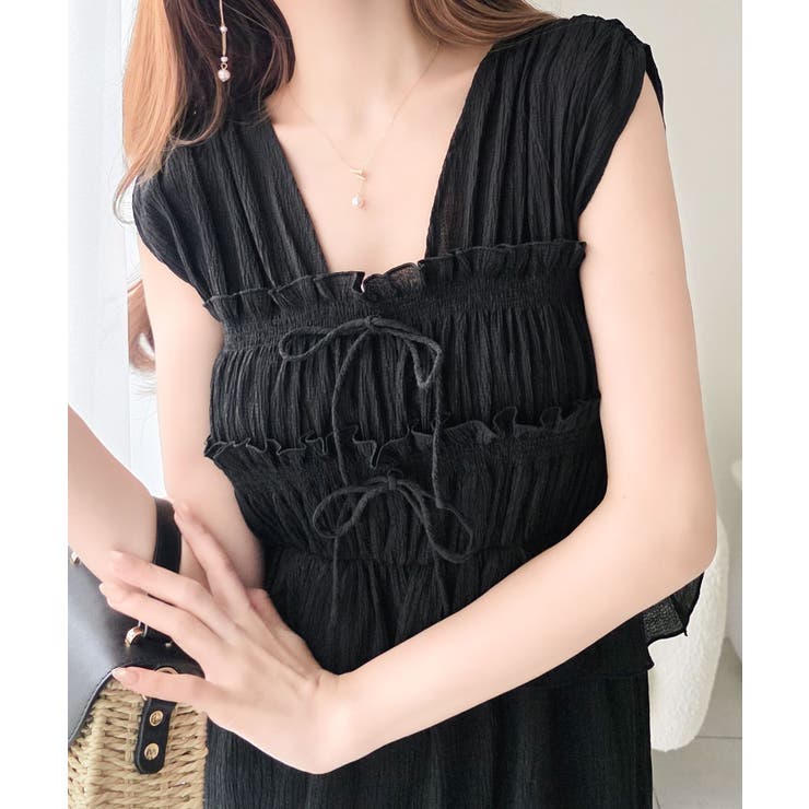 【mily bilet】一枚で主役級！大人フェミニンなシャーリングフリルティアー… | Classical Elf  | 詳細画像8 