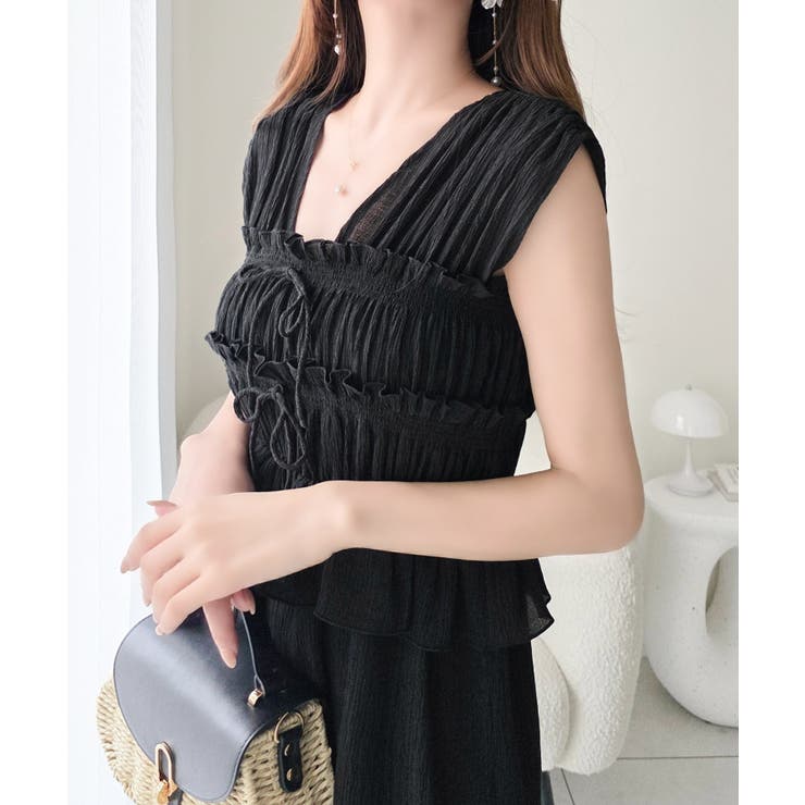 【mily bilet】一枚で主役級！大人フェミニンなシャーリングフリルティアー… | Classical Elf  | 詳細画像10 