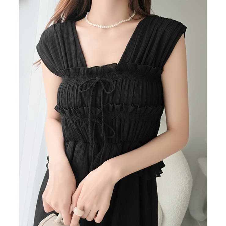 【mily bilet】一枚で主役級！大人フェミニンなシャーリングフリルティアー… | Classical Elf  | 詳細画像14 