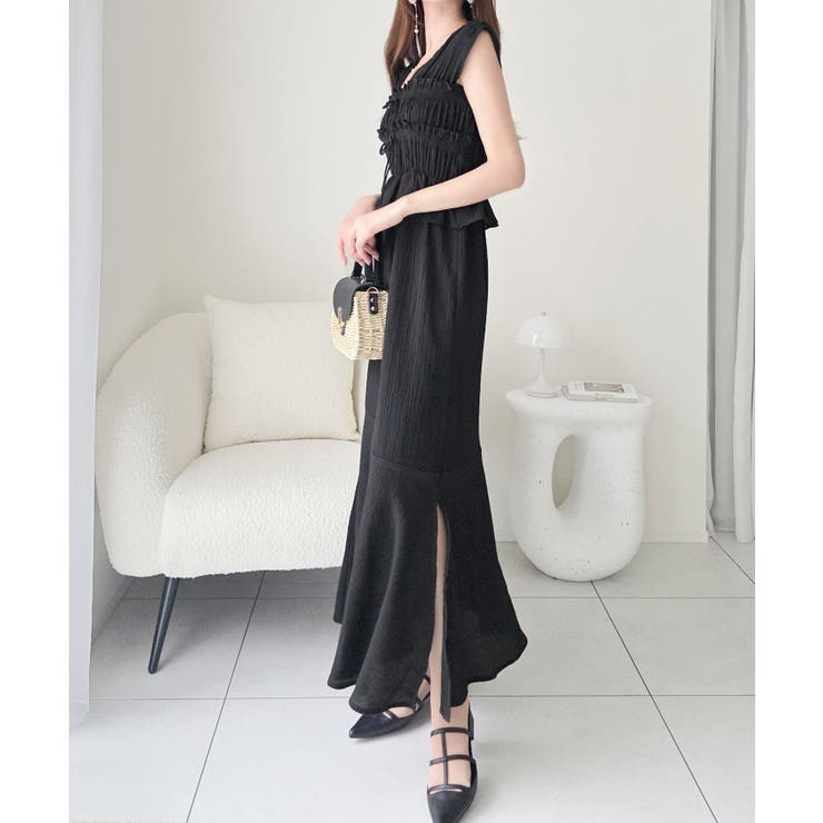 【mily bilet】一枚で主役級！大人フェミニンなシャーリングフリルティアー… | Classical Elf  | 詳細画像15 