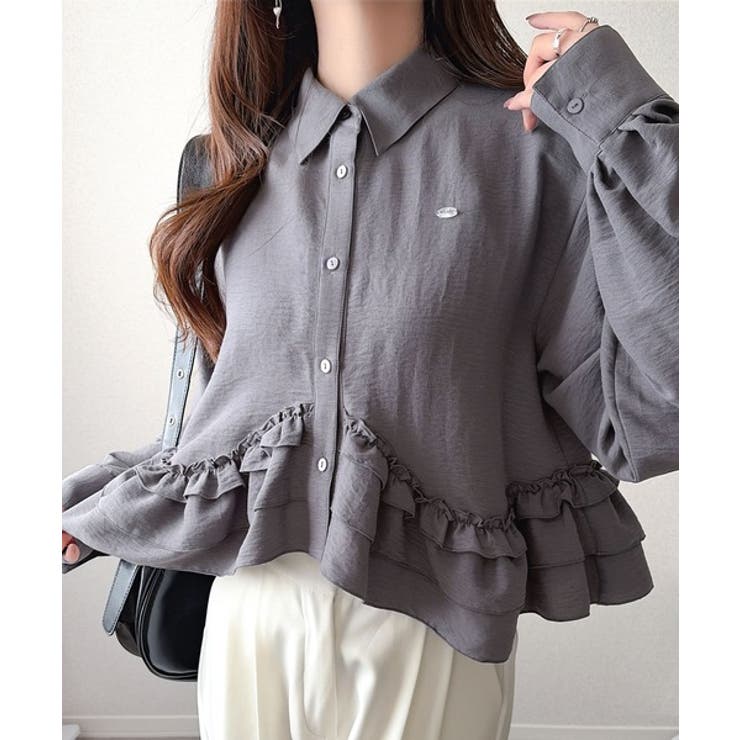 【mily bilet】甘さはやさしく、印象は品よく。旬顔を叶える裾フリルブラウ… | Classical Elf  | 詳細画像9 