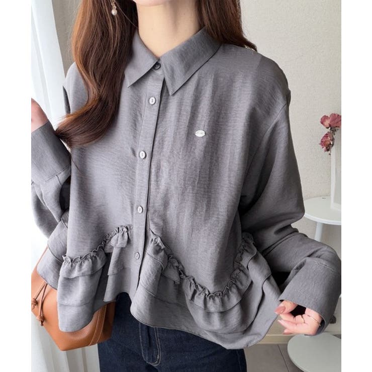 【mily bilet】甘さはやさしく、印象は品よく。旬顔を叶える裾フリルブラウ… | Classical Elf  | 詳細画像10 