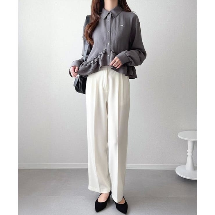 【mily bilet】甘さはやさしく、印象は品よく。旬顔を叶える裾フリルブラウ… | Classical Elf  | 詳細画像11 