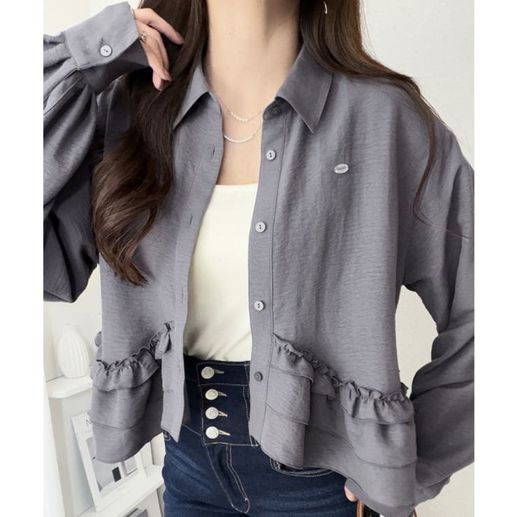 【mily bilet】甘さはやさしく、印象は品よく。旬顔を叶える裾フリルブラウ… | Classical Elf  | 詳細画像14 