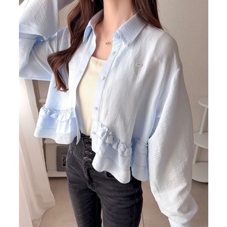 【mily bilet】甘さはやさしく、印象は品よく。旬顔を叶える裾フリルブラウ… | Classical Elf  | 詳細画像18 