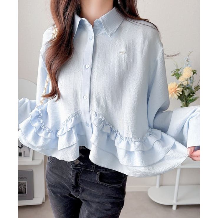 【mily bilet】甘さはやさしく、印象は品よく。旬顔を叶える裾フリルブラウ… | Classical Elf  | 詳細画像19 