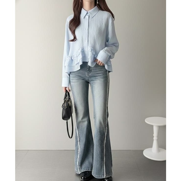 【mily bilet】甘さはやさしく、印象は品よく。旬顔を叶える裾フリルブラウ… | Classical Elf  | 詳細画像20 