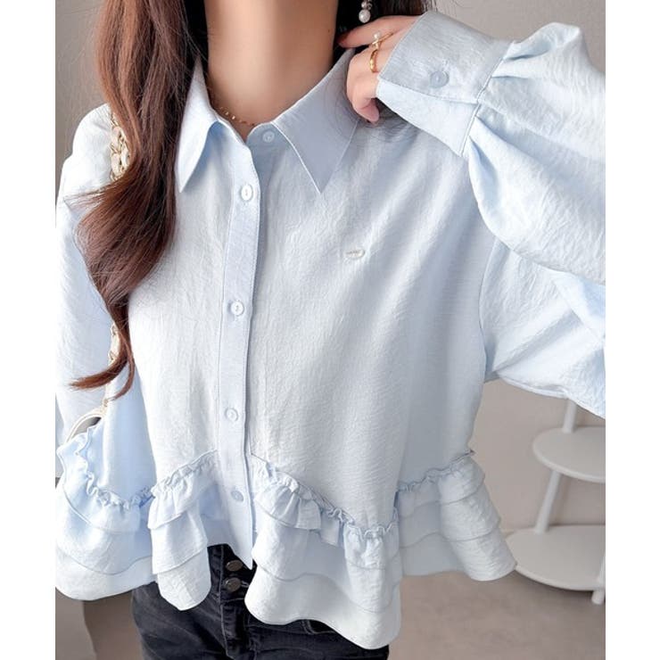 【mily bilet】甘さはやさしく、印象は品よく。旬顔を叶える裾フリルブラウ… | Classical Elf  | 詳細画像23 