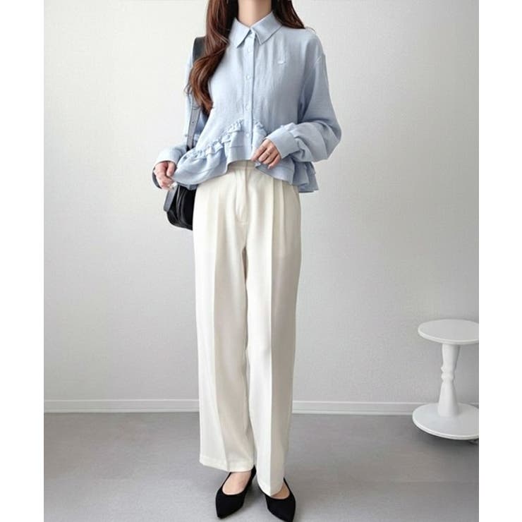 【mily bilet】甘さはやさしく、印象は品よく。旬顔を叶える裾フリルブラウ… | Classical Elf  | 詳細画像24 