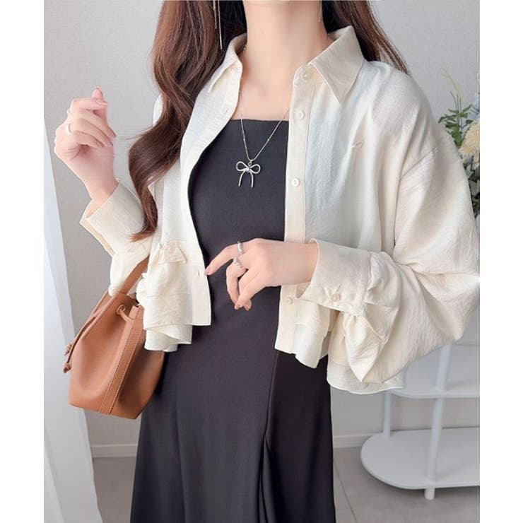 【mily bilet】甘さはやさしく、印象は品よく。旬顔を叶える裾フリルブラウ… | Classical Elf  | 詳細画像2 