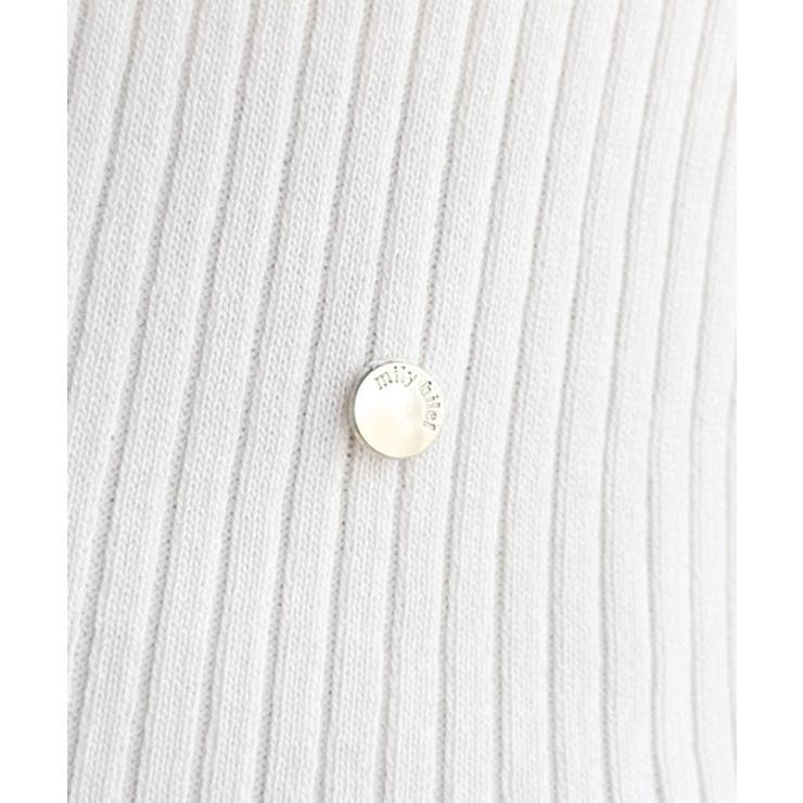 【mily bilet】春夏の新定番！くるみボタンアシンメトリーネックボーダーリ… | Classical Elf  | 詳細画像37 