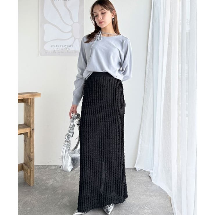 【mily bilet】レディライクなあざとニット。オフショル2WAYリボン紐付… | Classical Elf  | 詳細画像38 