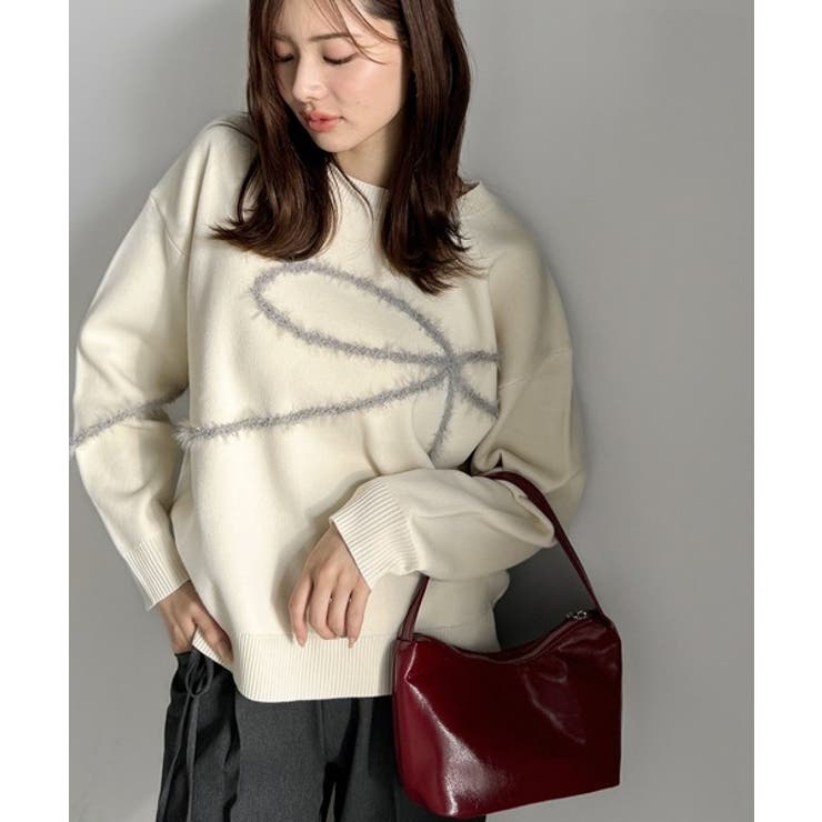 【mily bilet】ゆるっと可愛げ、ふわっと存在感。リボンフェザーコード刺繍… | Classical Elf  | 詳細画像25 