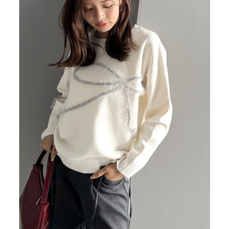 【mily bilet】ゆるっと可愛げ、ふわっと存在感。リボンフェザーコード刺繍… | Classical Elf  | 詳細画像27 