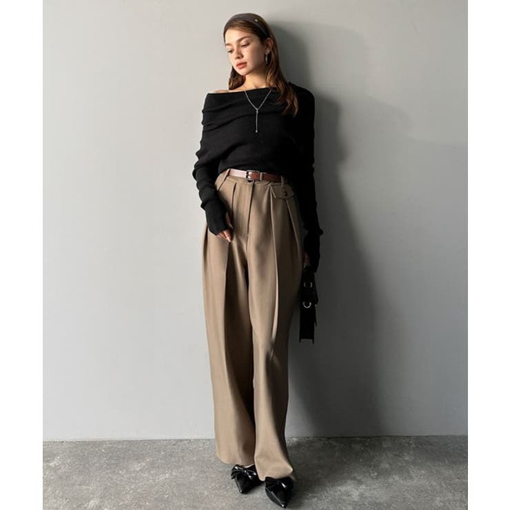 【mily bilet】立体的なシルエットが叶えるデコルテ魅せ♪指穴ドレープ使い… | Classical Elf  | 詳細画像8 