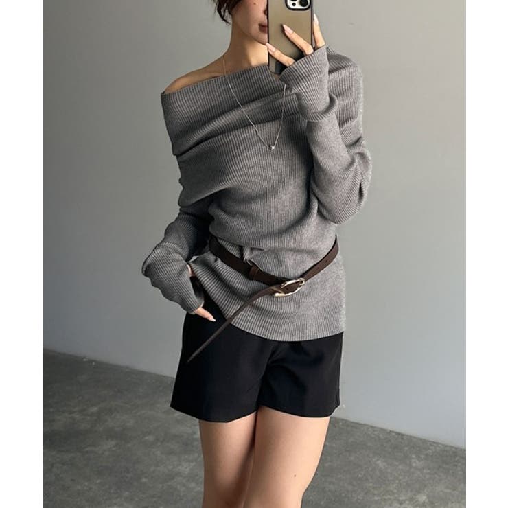 【mily bilet】立体的なシルエットが叶えるデコルテ魅せ♪指穴ドレープ使い… | Classical Elf  | 詳細画像19 