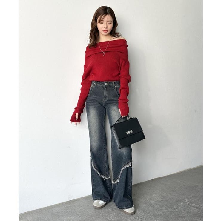 【mily bilet】立体的なシルエットが叶えるデコルテ魅せ♪指穴ドレープ使い… | Classical Elf  | 詳細画像34 